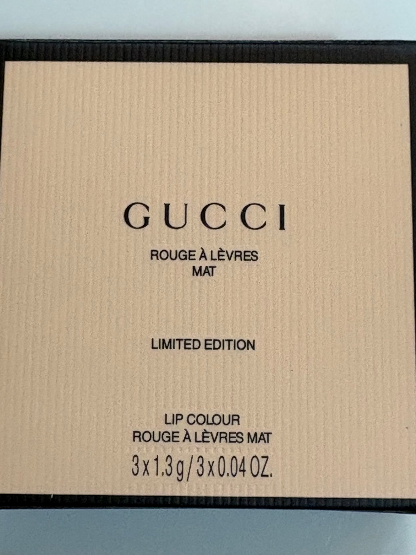Mini Kit de Batons Gucci – Edição Limitada