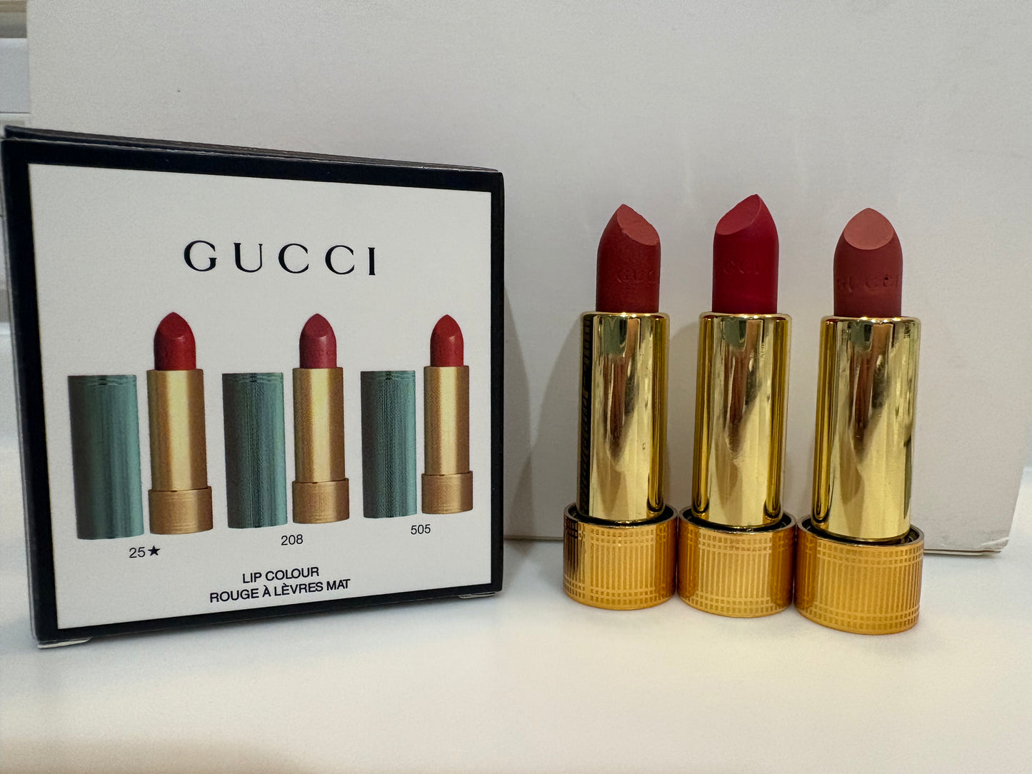 Mini Kit de Batons Gucci – Edição Limitada