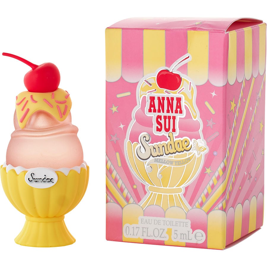 Mini Perfume Anna Sui Mellon Yellow 5ml – Floral Frutado Fresco Feminino